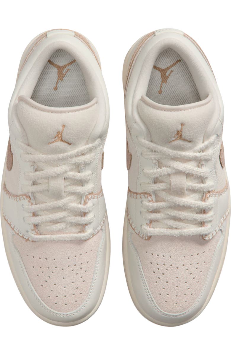 Jordan Air Jordan 1 Low SE Basketball Sneaker, Alternate, color, Light Ore Wood Brown/ Sail