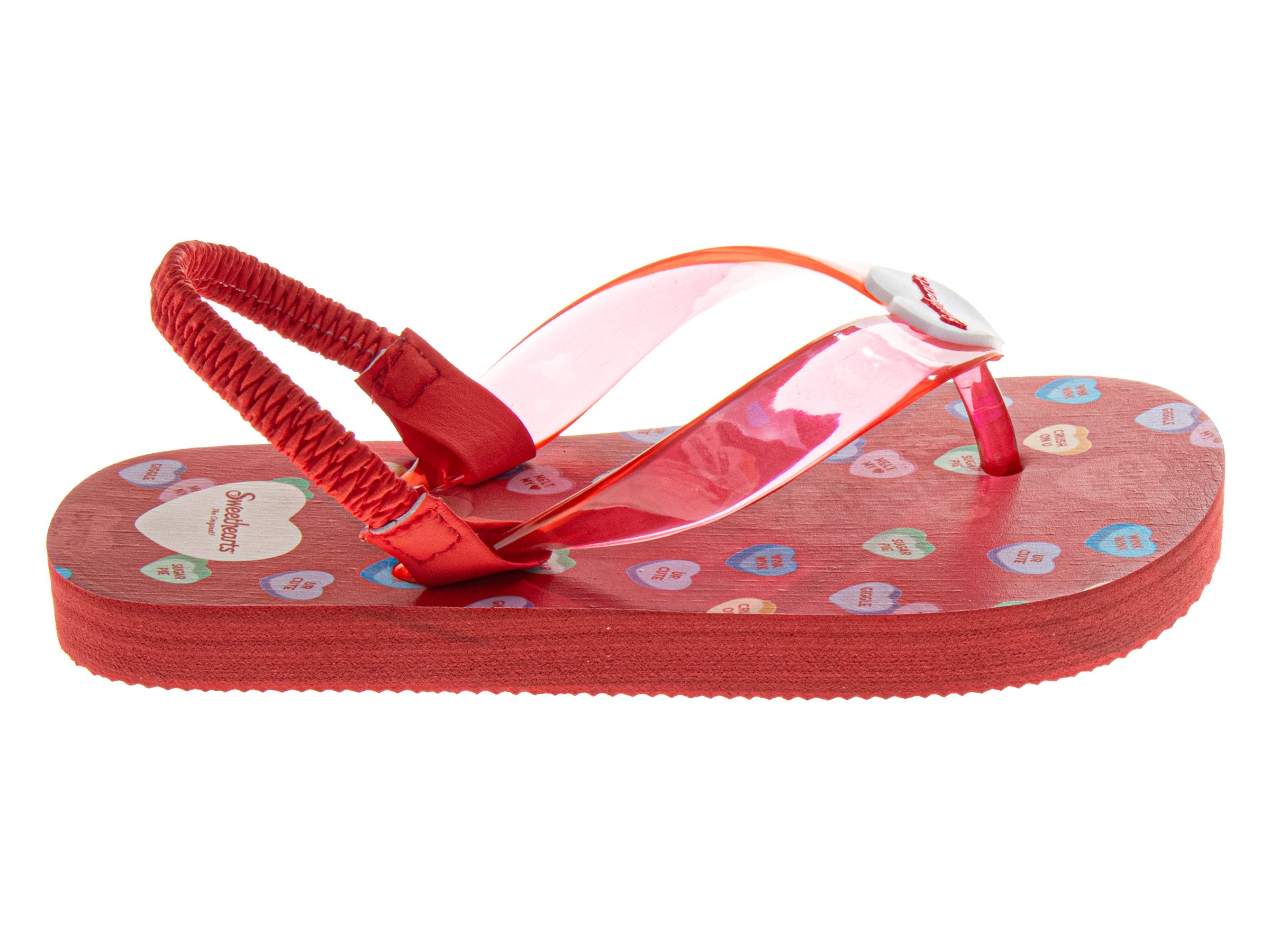 SweetHearts Flip Flops, Alternate, color, Red