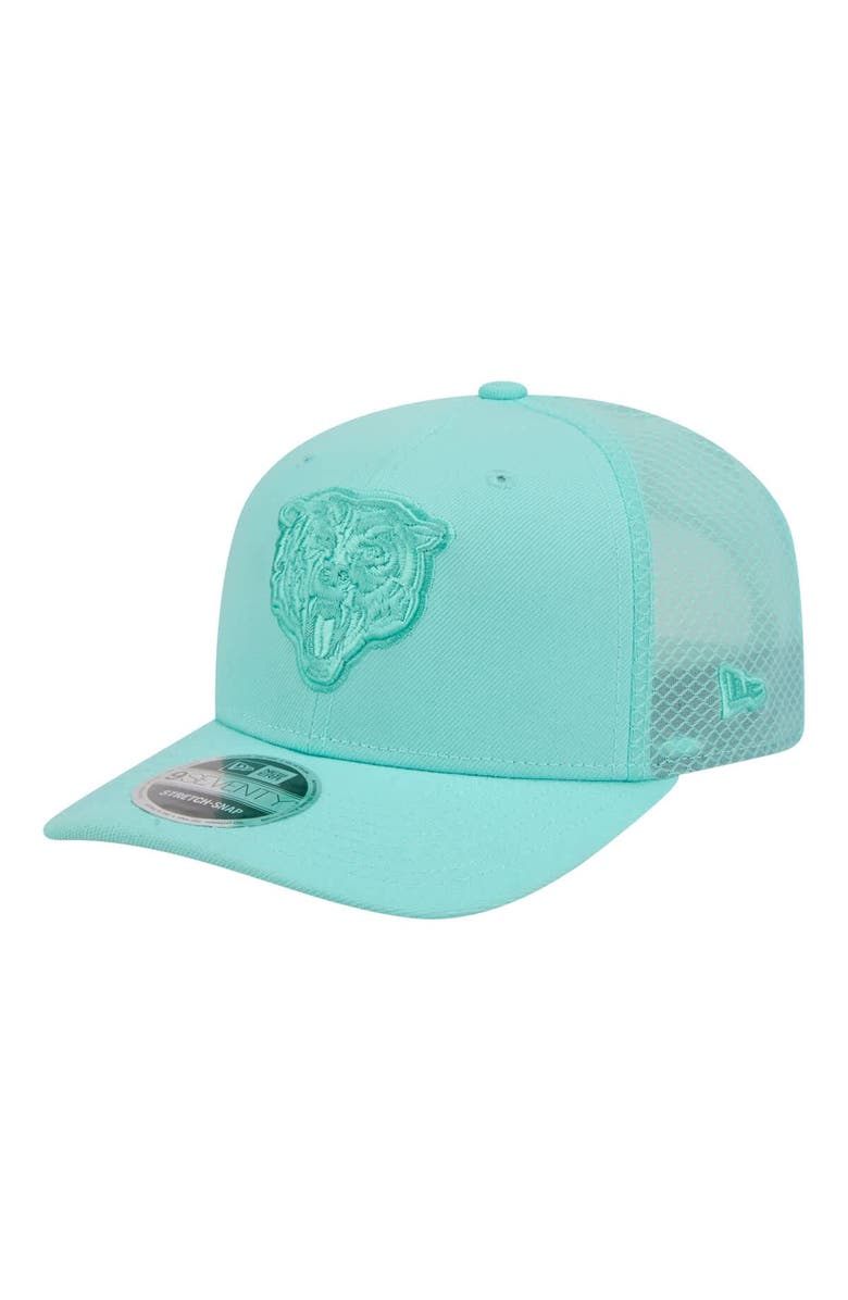 New Era Men's New Era Mint Chicago Bears Color Pack 9SEVENTY Adjustable Hat, Main, color, Mint