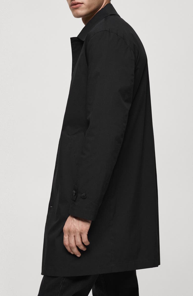 MANGO Classic Water Repellent Trench Coat, Alternate, color,