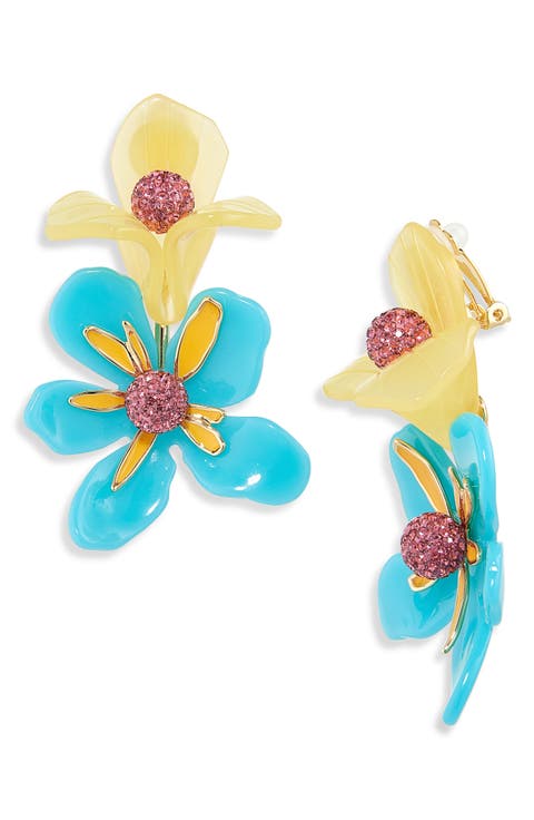 Bouquet Paradis Clip-On Earrings