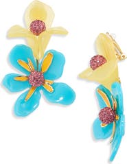 Lele Sadoughi Bouquet Paradis Clip-On Earrings