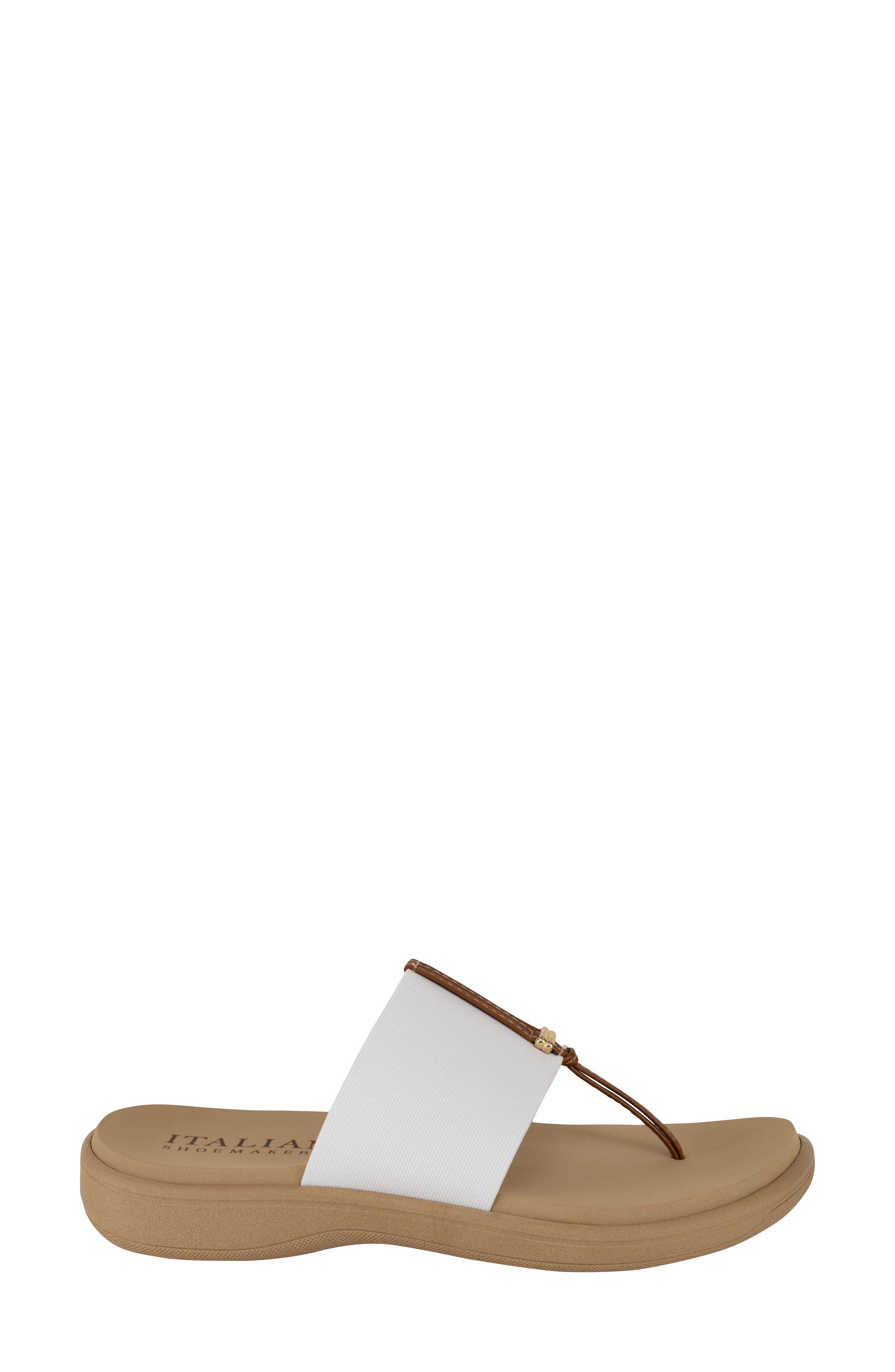 Jahzara Elastic Strap Sandal, Alternate, color, WHITE