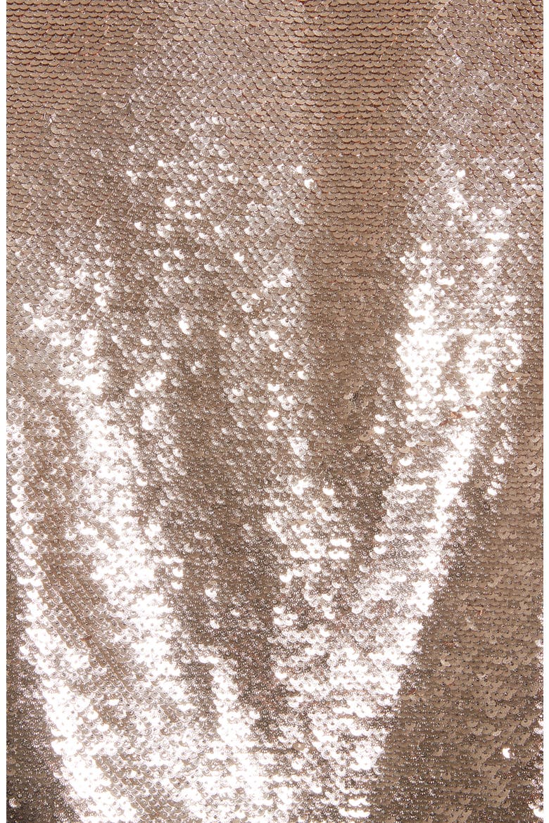 Raw Sequin Blouse, Alternate, color, ROSE GOLD