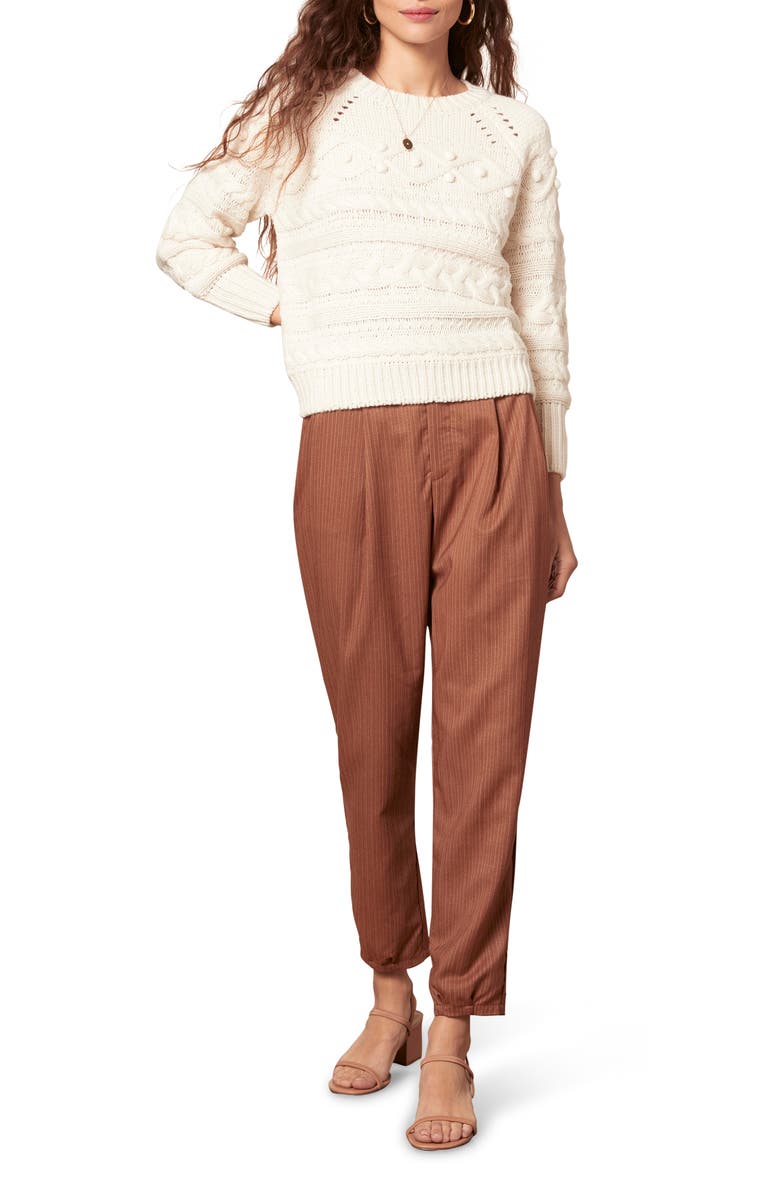 BB Dakota by Steve Madden BB Dakota Doing the Most Cable Knit Sweater, Alternate, color, 