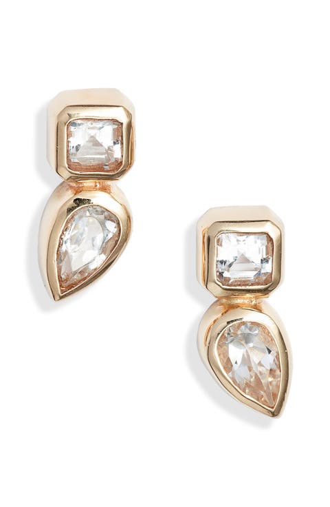Cleo Jaeda Topaz Stud Earrings