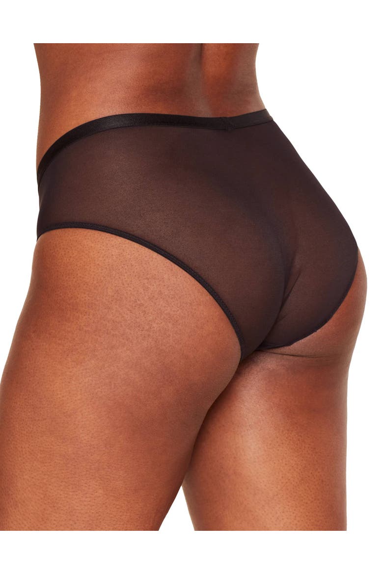 Elora Bikini Panties, Alternate, color, Black