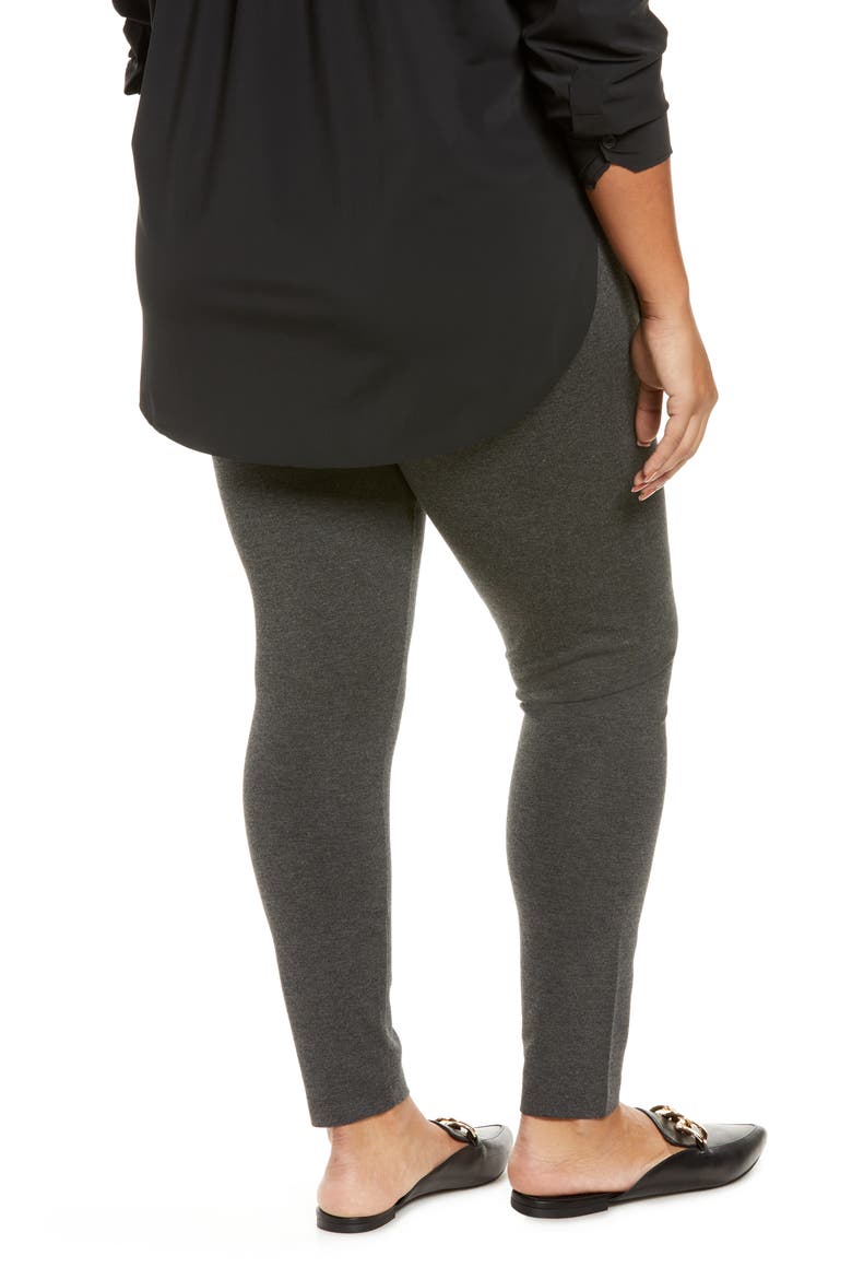 Lyssé Center Seam Ponte Leggings, Alternate, color, CHARCOAL