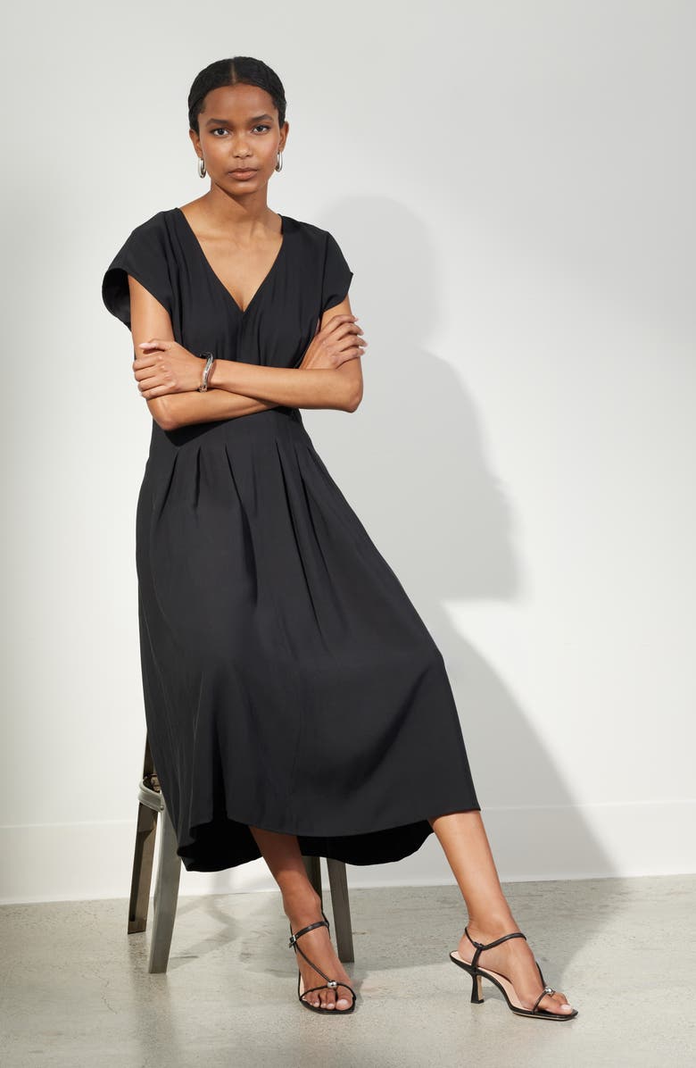 Nordstrom Pleated Midi Dress, Alternate, color,