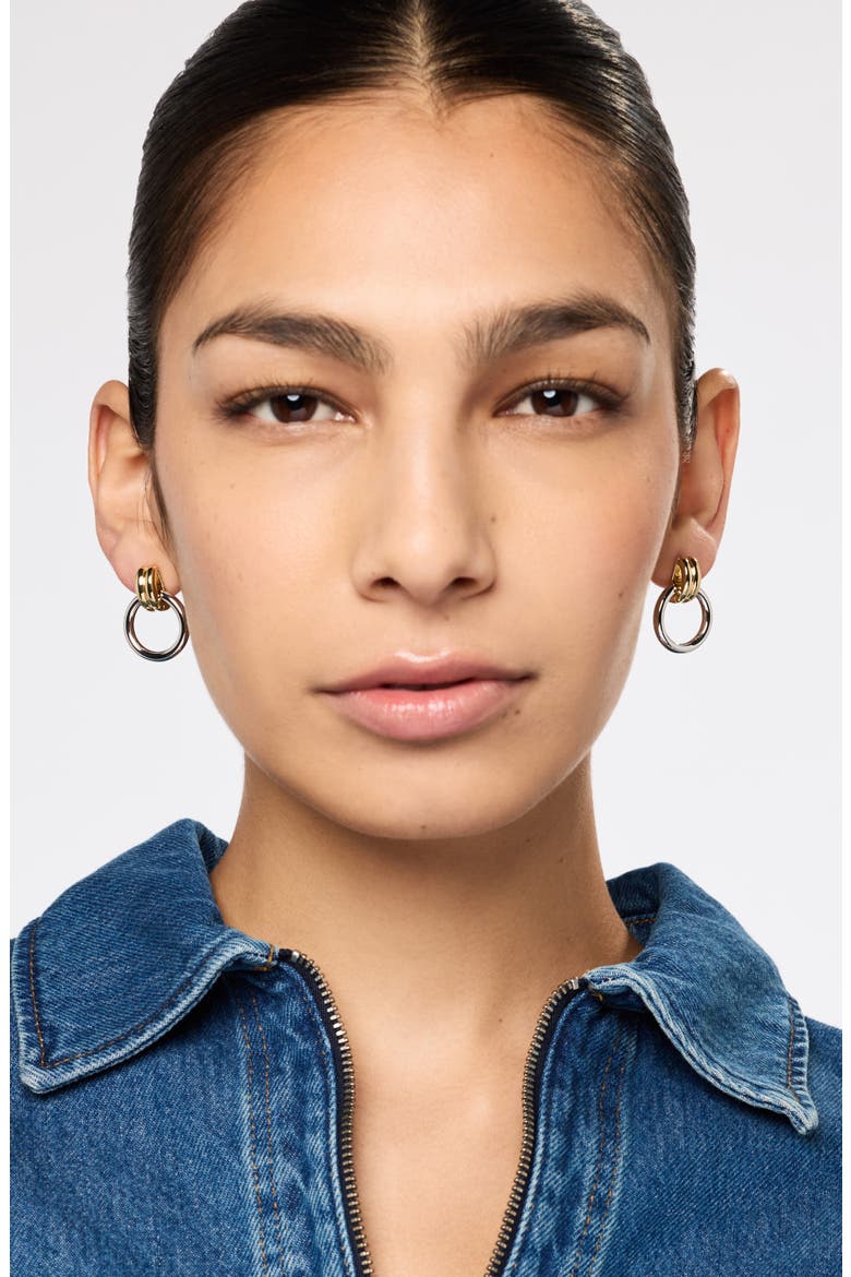 Statement Earrings - Quinn, Alternate, color, Gold