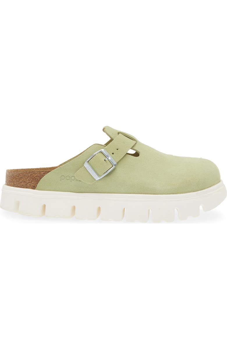 Birkenstock Papillio by Birkenstock Boston Chunky Platform Clog, Alternate, color, Green