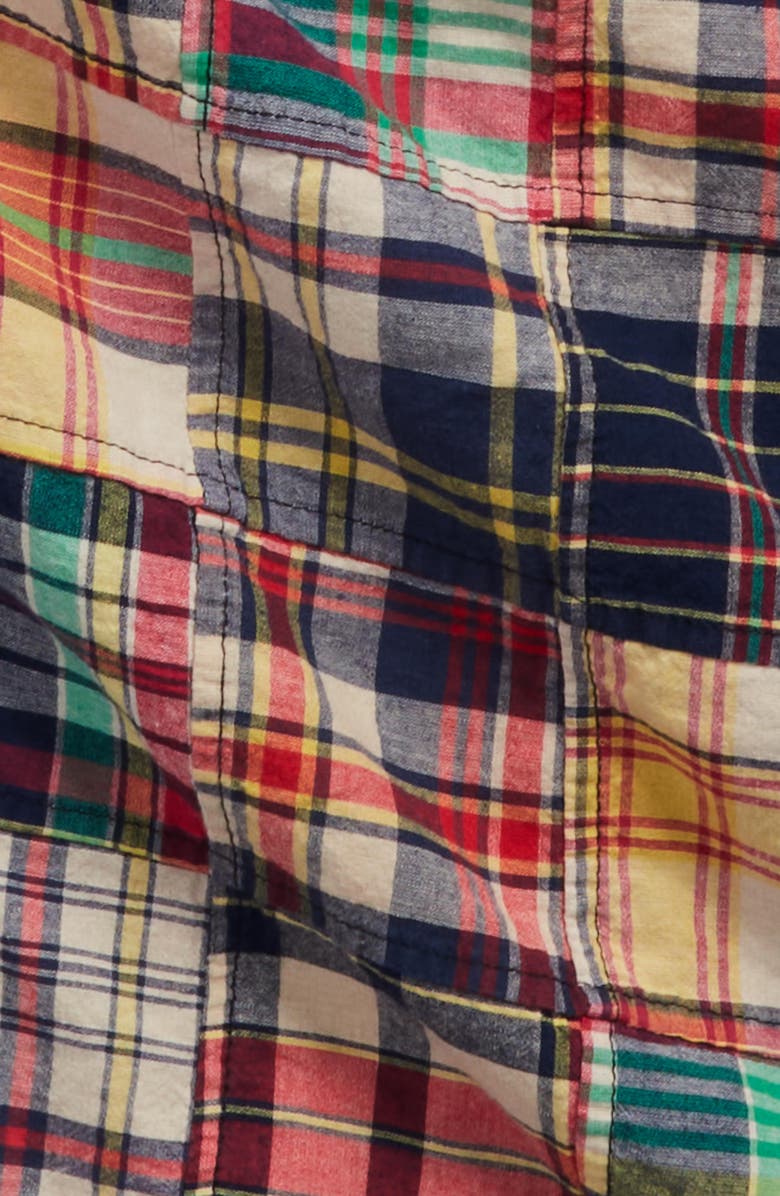 Polo Ralph Lauren Plaid Button-Down Shirt, Alternate, color, Madras Patchwork
