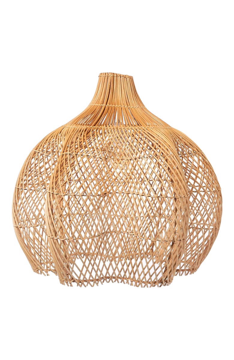 The Artisan & Company Whipped Rattan Pendant Hanging Light, Alternate, color, Natural