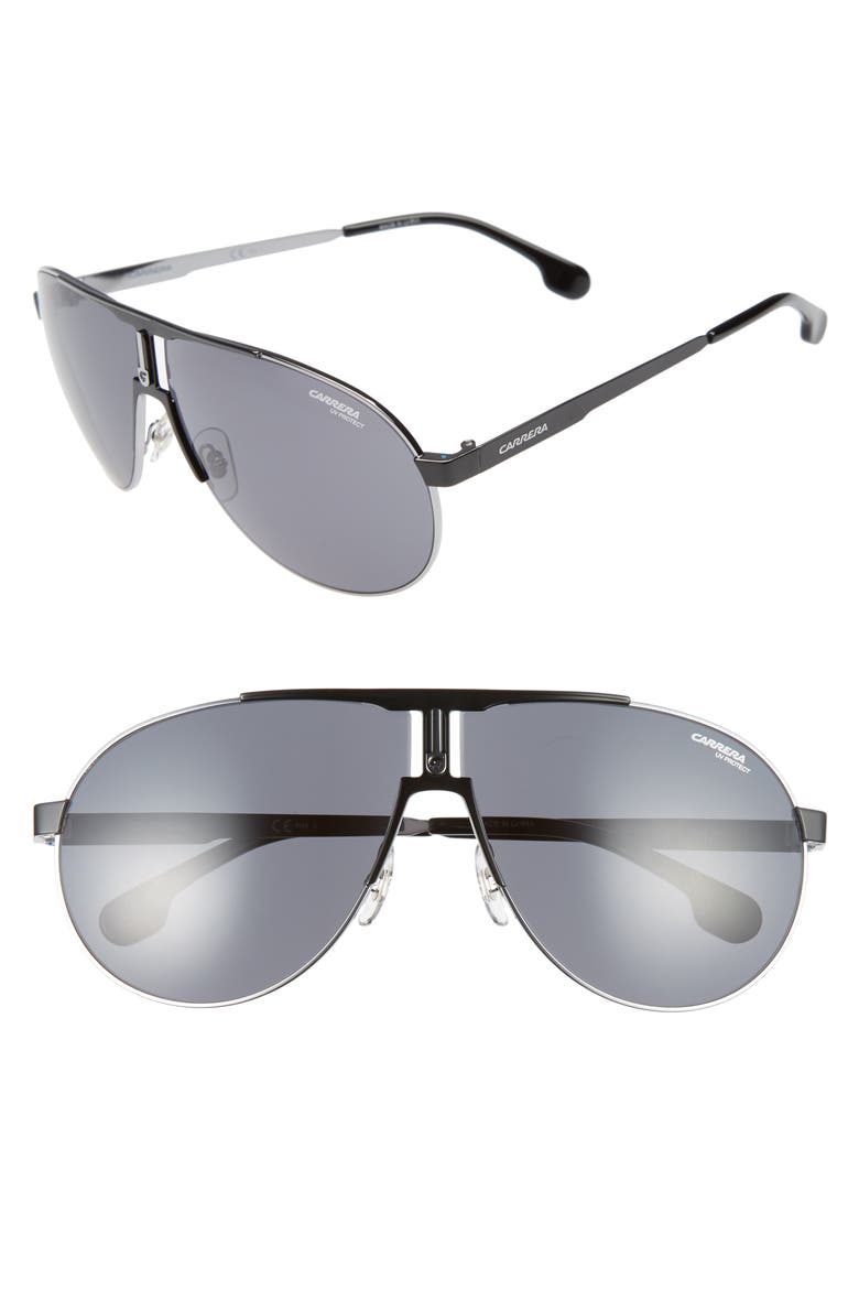 66mm Sunglasses, Main, color, Z/DNURUTHENIUM GREY