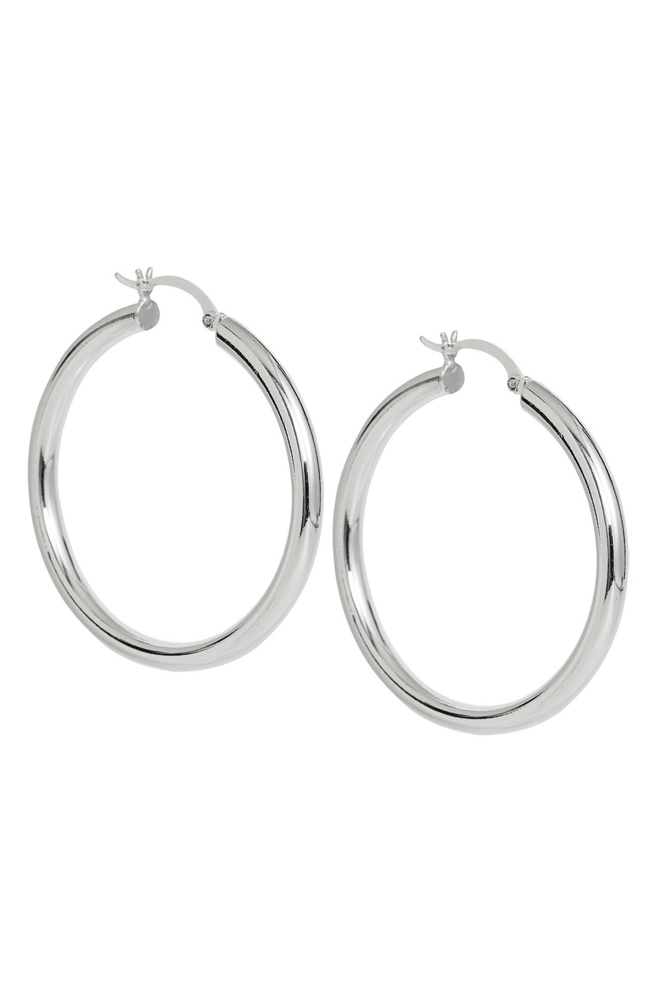 SAVVY CIE JEWELS Chubby Hoop Earrings