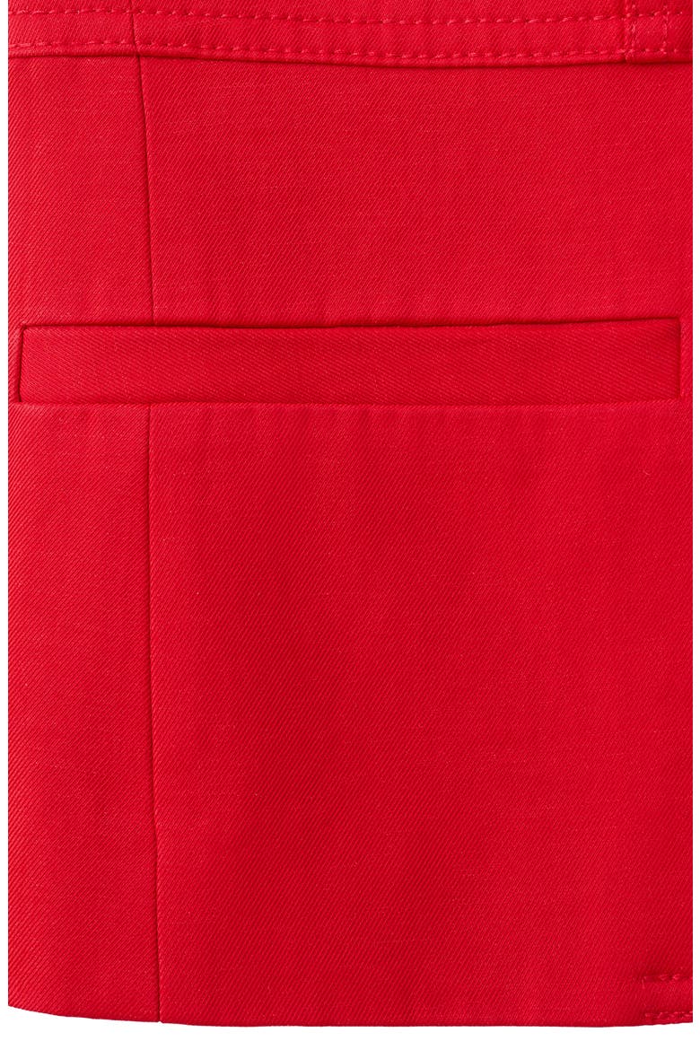 Button Vest, Alternate, color, RED
