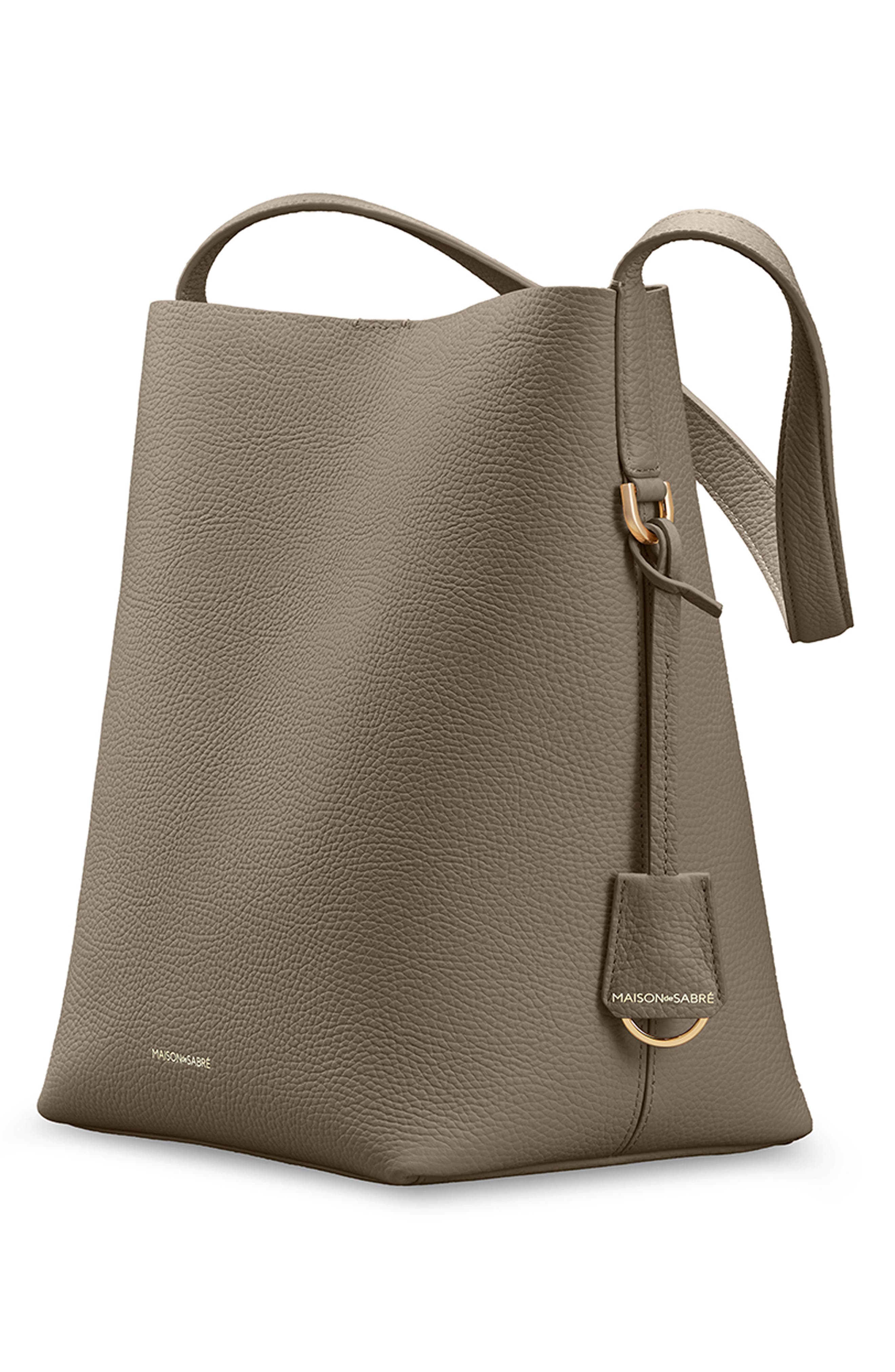 MAISON de SABRÉ The Bucket Soft Tote, Alternate, color, Cashmere Matcha