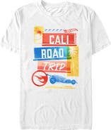 Hot Wheels Men's Hot Wheels Cali Road Trip Racing  Graphic T-Shirt