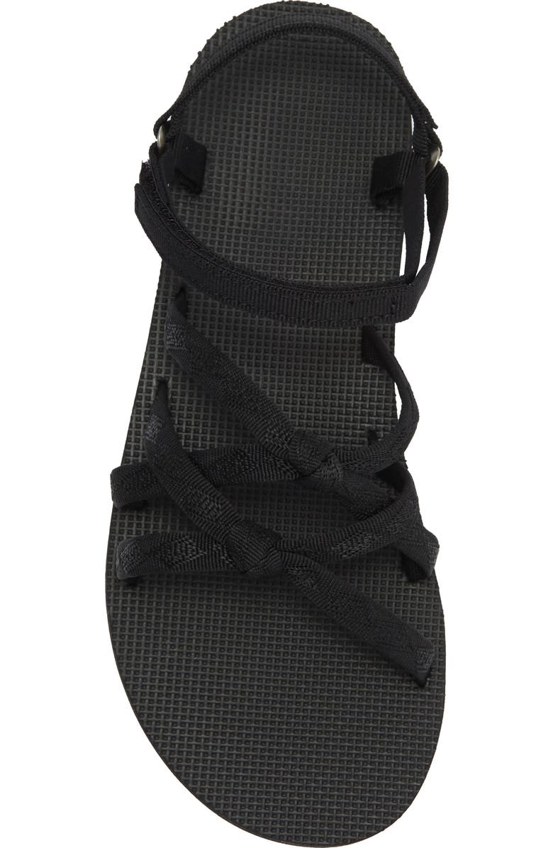 Teva Kena Slim Midform Sandal, Alternate, color, Black