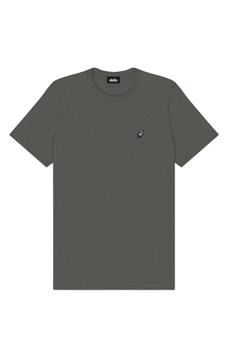 Mens Pigeon Jersey Tee, Main, color, Asphalt Gray