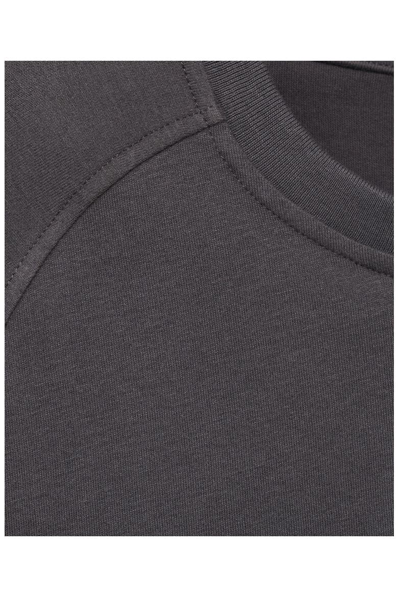 Fluid Cotton Sweatshirt, Alternate, color, CHARCOAL
