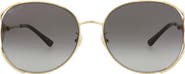 Gucci 59mm Round Sunglasses