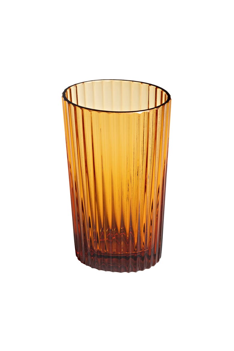 Water Glass Nastri Ambra, Main, color, Amber