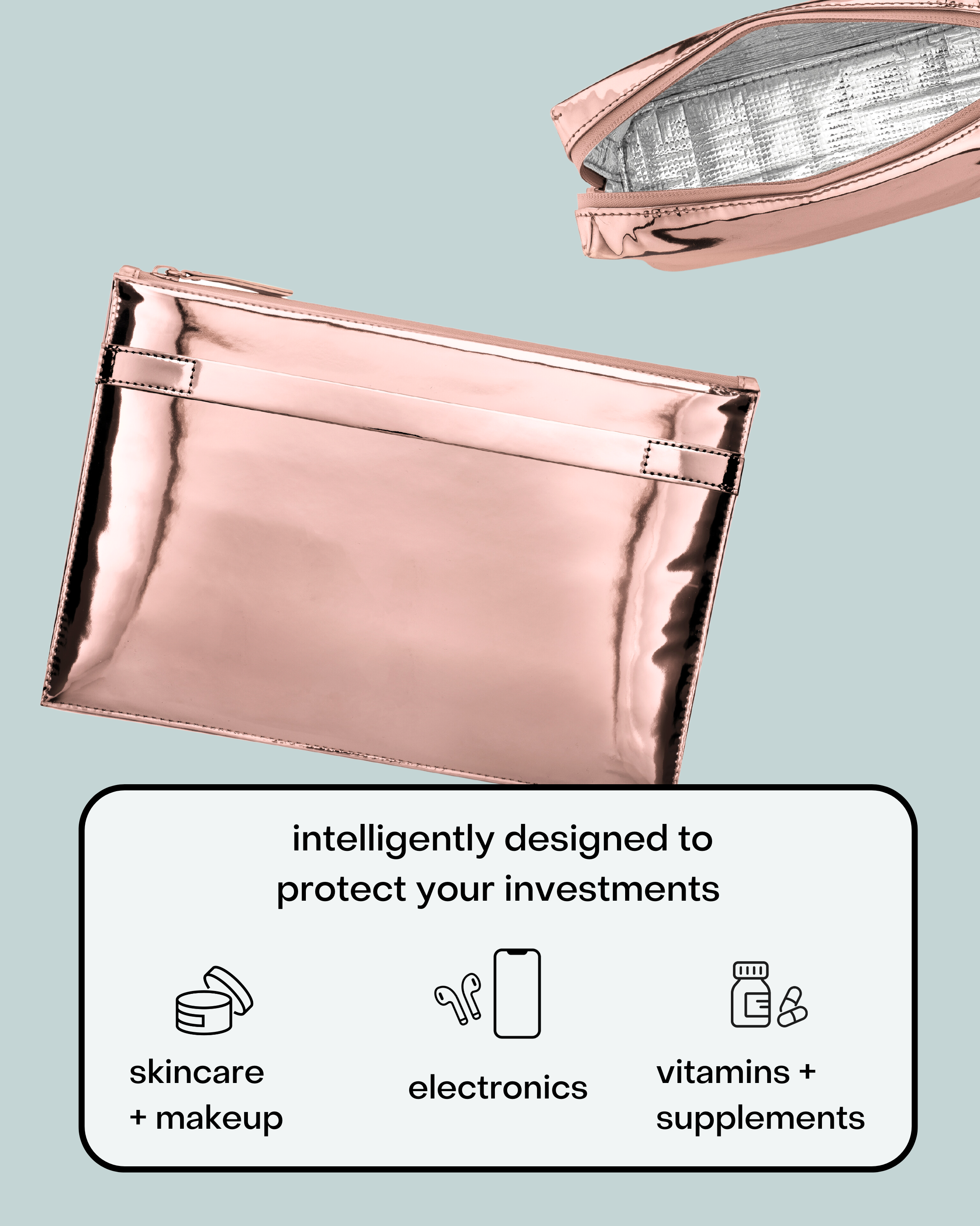 Performance Pouch, Alternate, color, Rose Gold