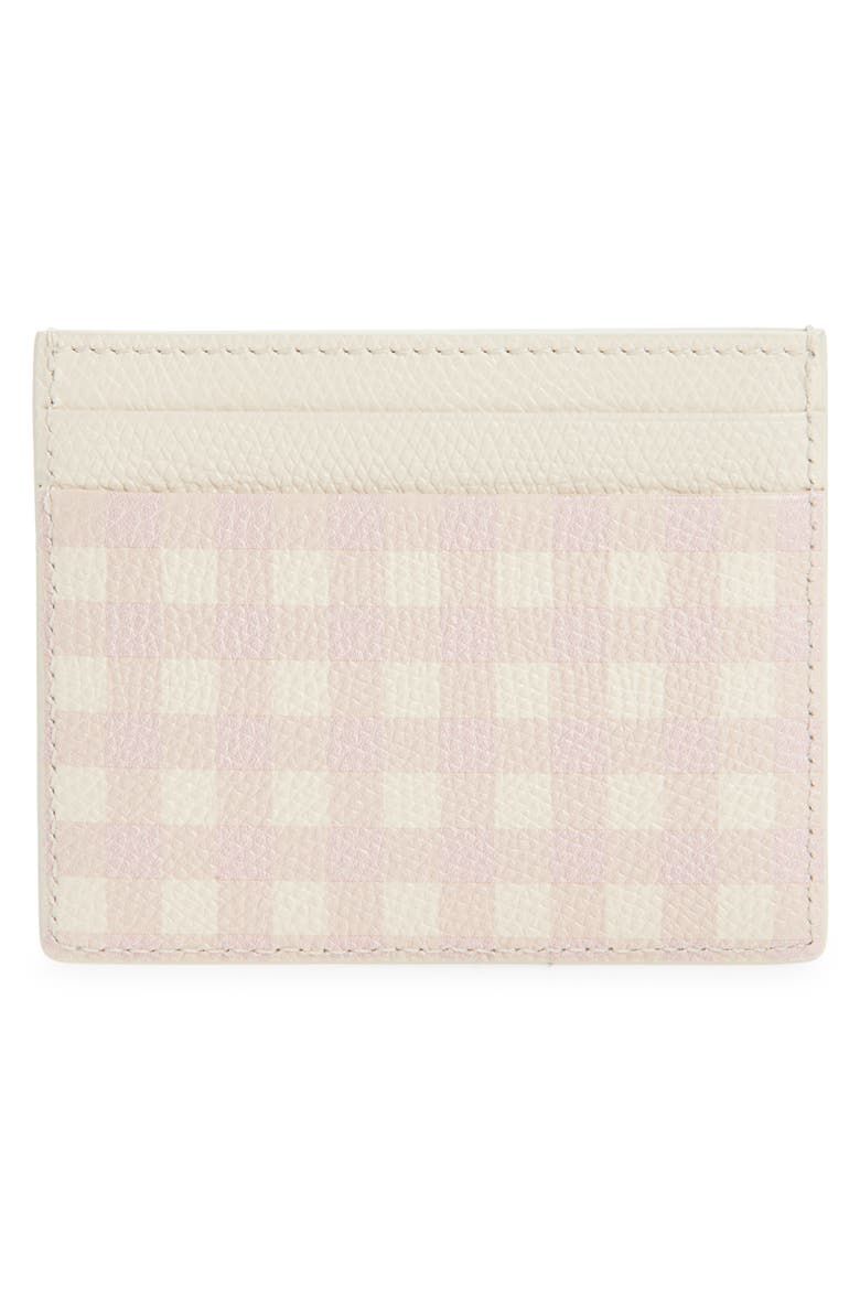 VLOGO Signature Le Chat De la Maison Leather Card Case, Alternate, color, IVORY/ MULTI
