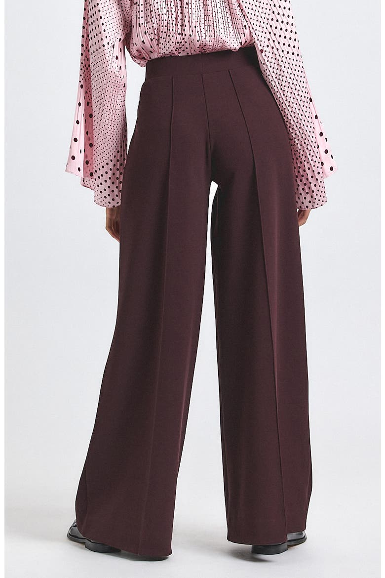 Tempset Pleated Wide Leg Pants, Alternate, color, DARK CHERRY