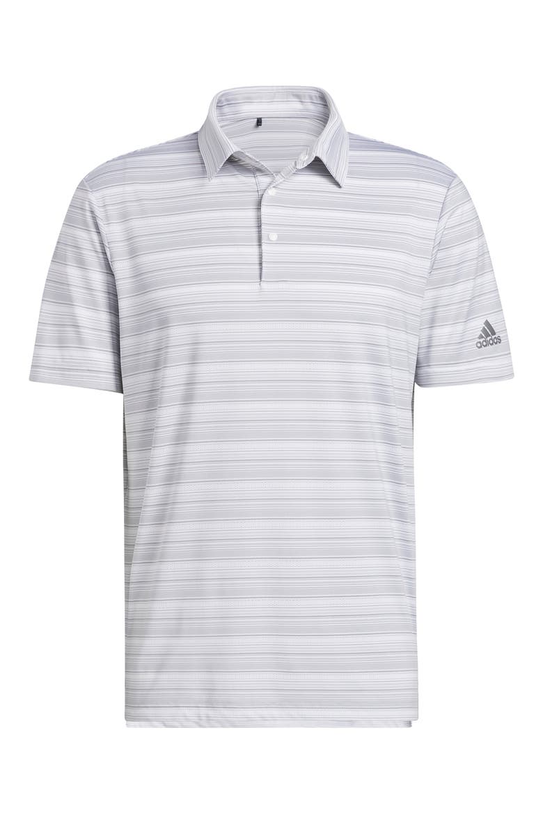 Heather Snap Performance Polo, Alternate, color, GREY THREE/ WHITE
