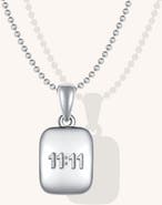 Mantra Lucky Number 1111 necklace