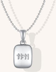 Mantra Lucky Number 1111 necklace