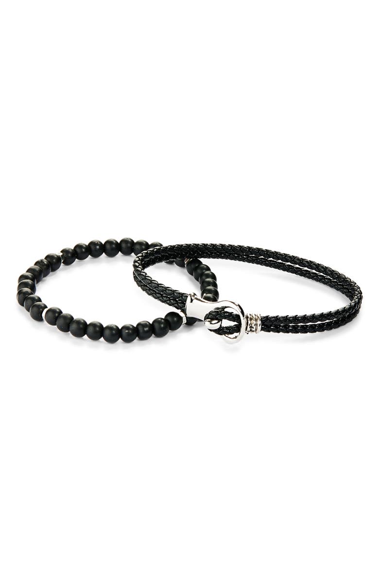 AREA STARS Men's 2-Pack Assorted Bracelets, Alternate, color,