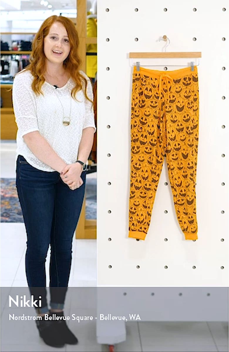 Jack-o-Lantern Cozy Joggers, sales video thumbnail