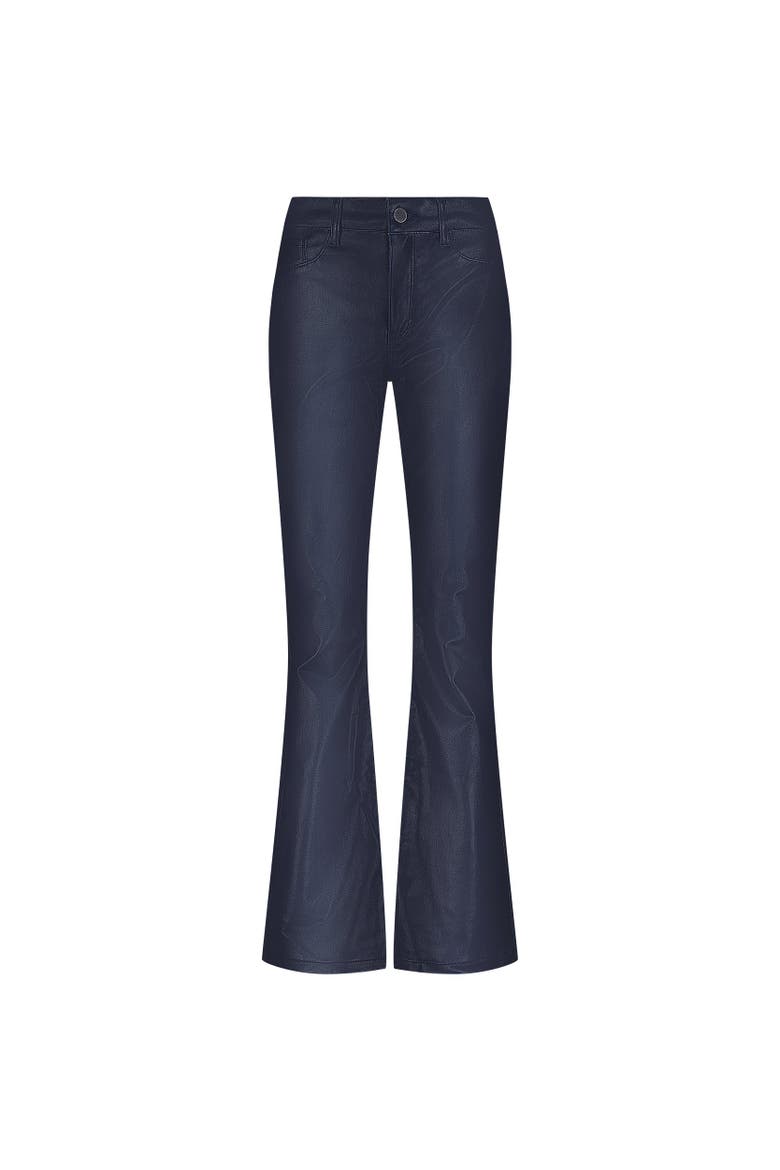 Aria Coated Flare Jean, Alternate, color, Black