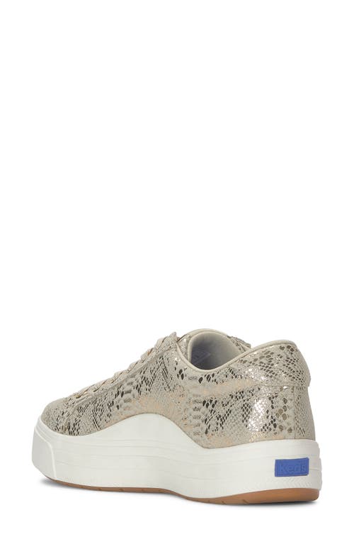 Keds ® Park Platform Sneaker In Gold