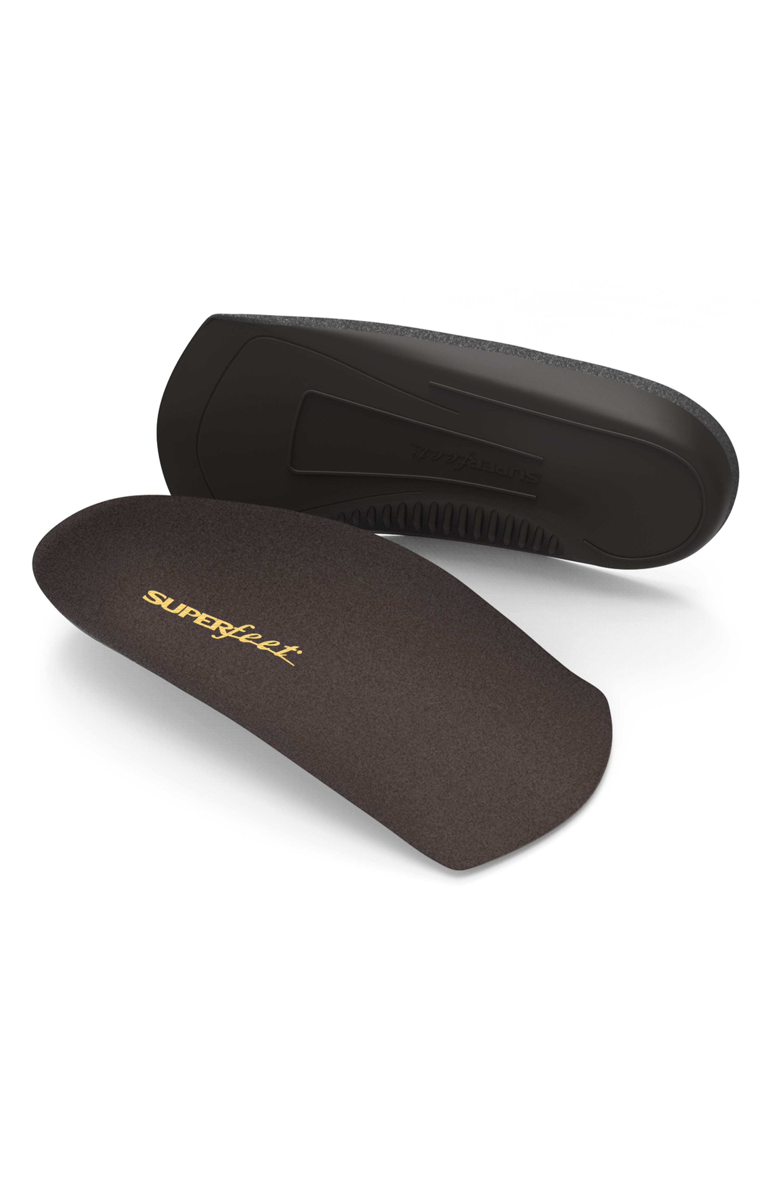 Delux Three-Quarter Insole, Main, color, JAVA