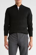 Robert Barakett Daniel Half Zip Pullover Sweater
