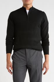 Robert Barakett Daniel Half Zip Pullover Sweater