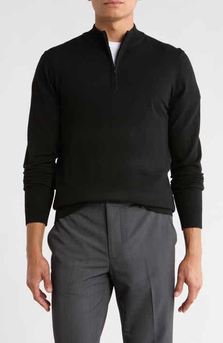 Robert Barakett Daniel Half Zip Pullover Sweater