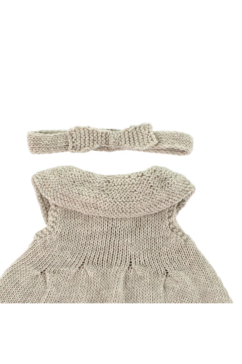Knitted Doll Outfit for 12 5/8 inch Dolls, Alternate, color, Beige