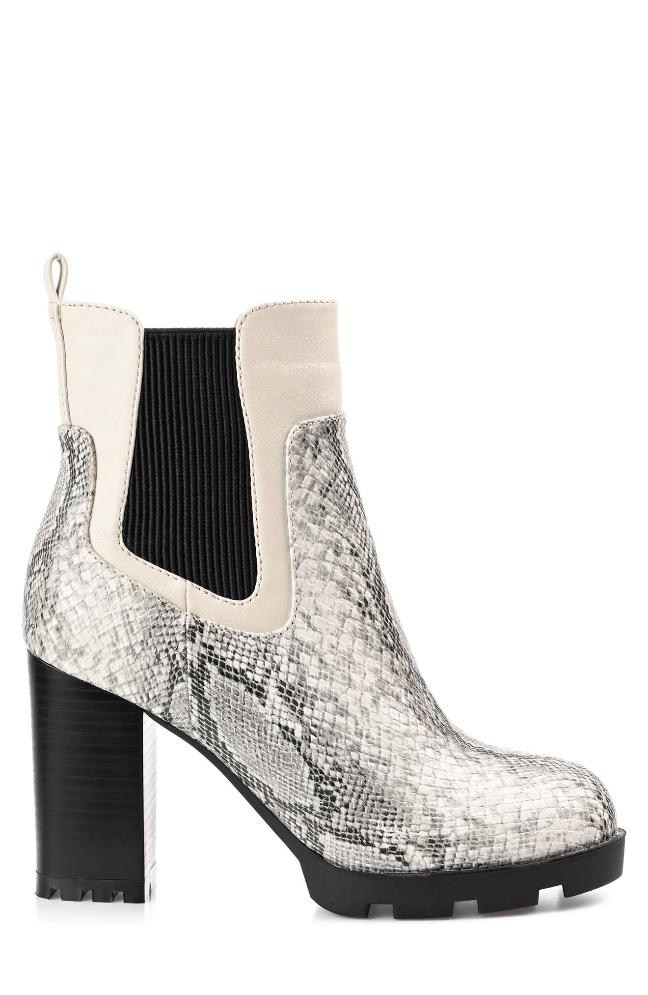 Journee Collection Islana Bootie, Alternate, color, Snake
