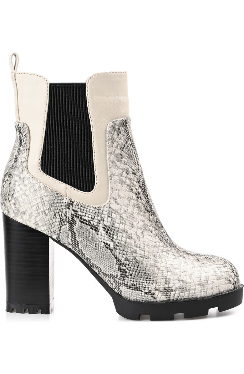 Journee Collection Islana Bootie, Alternate, color, Snake