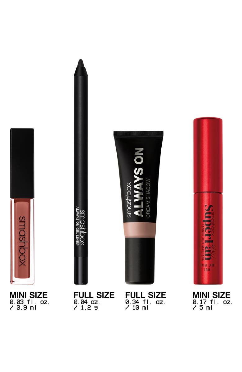 Smashbox Up All Night Makeup Essentials Set (Limited Edition) USD $69 Value, Main, color, Rose/ Black