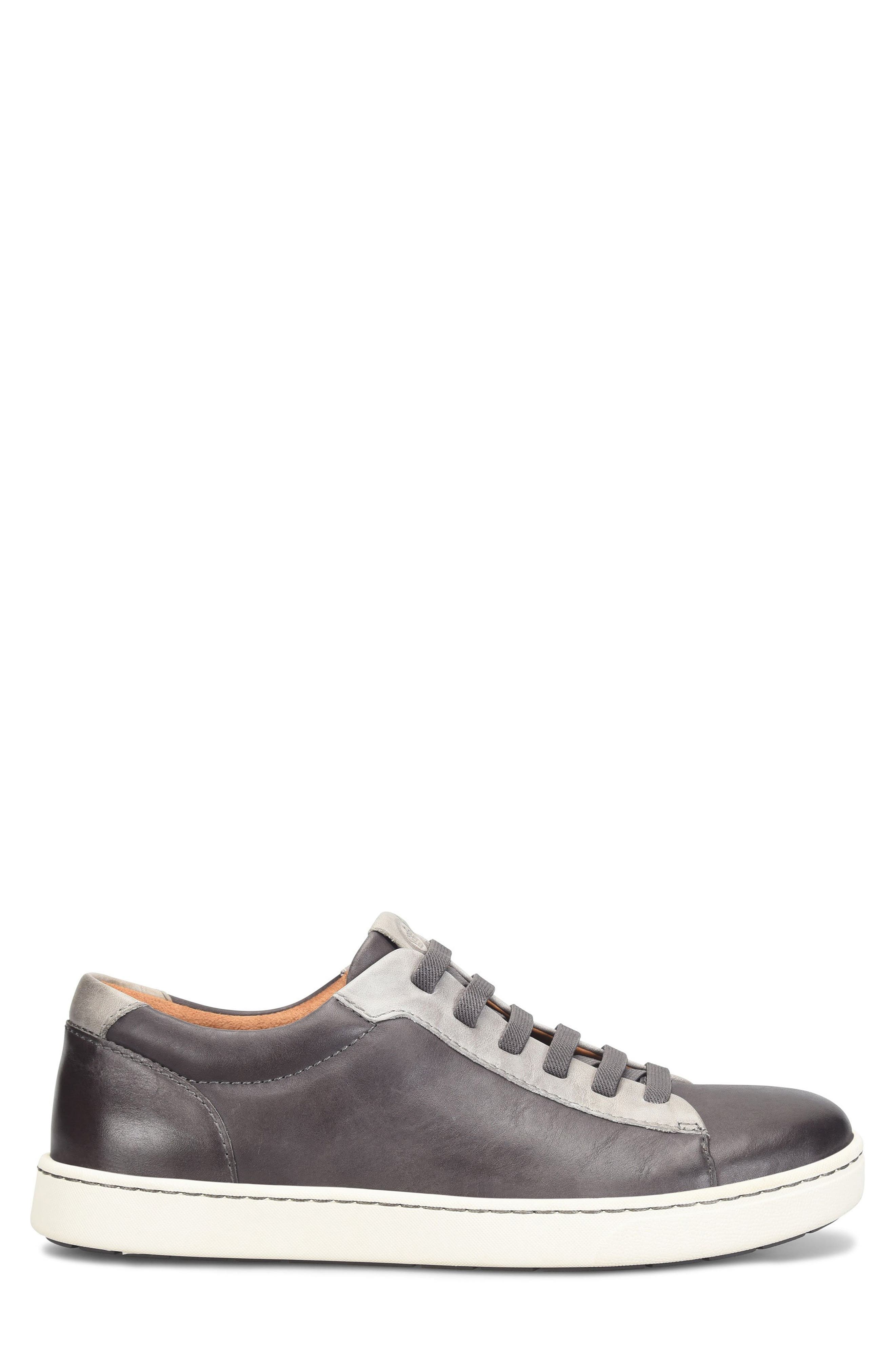 Børn Allegheny Sneaker, Alternate, color, Grey/ Light Grey Leather