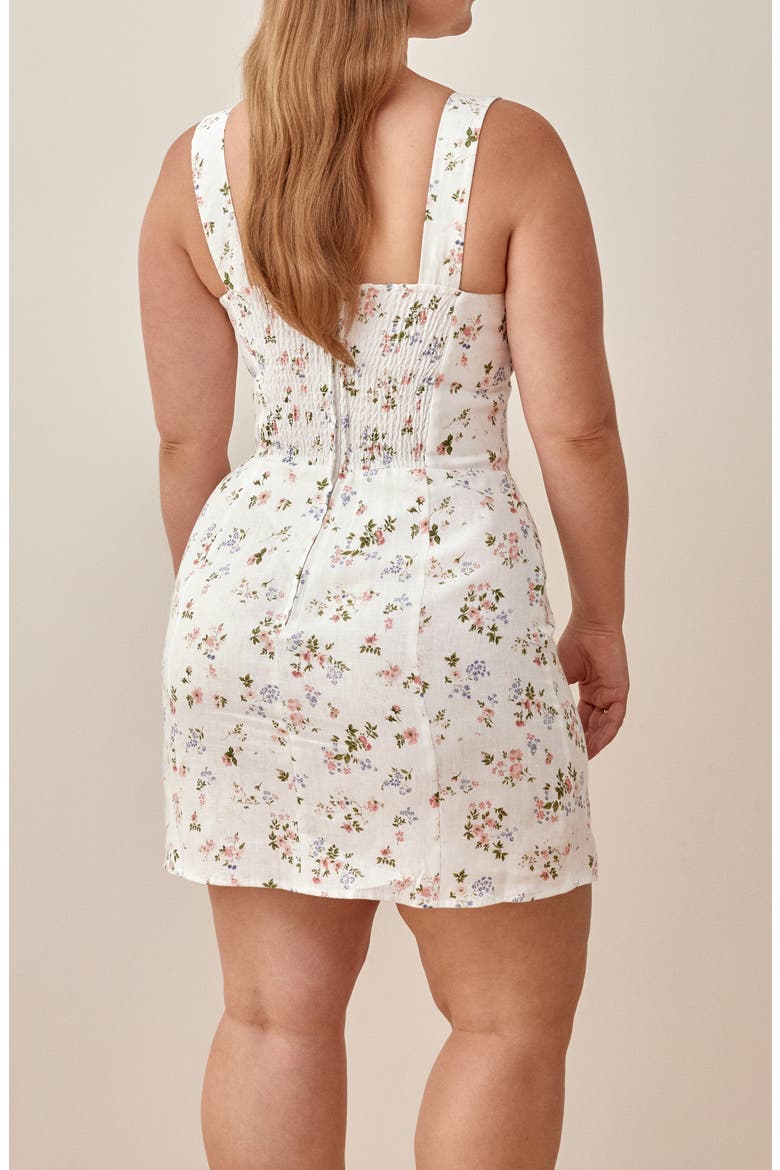 Brigitte Floral Sheath Minidress, Alternate, color, CARINE