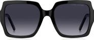 Marc Jacobs 55mm Gradient Square Sunglasses