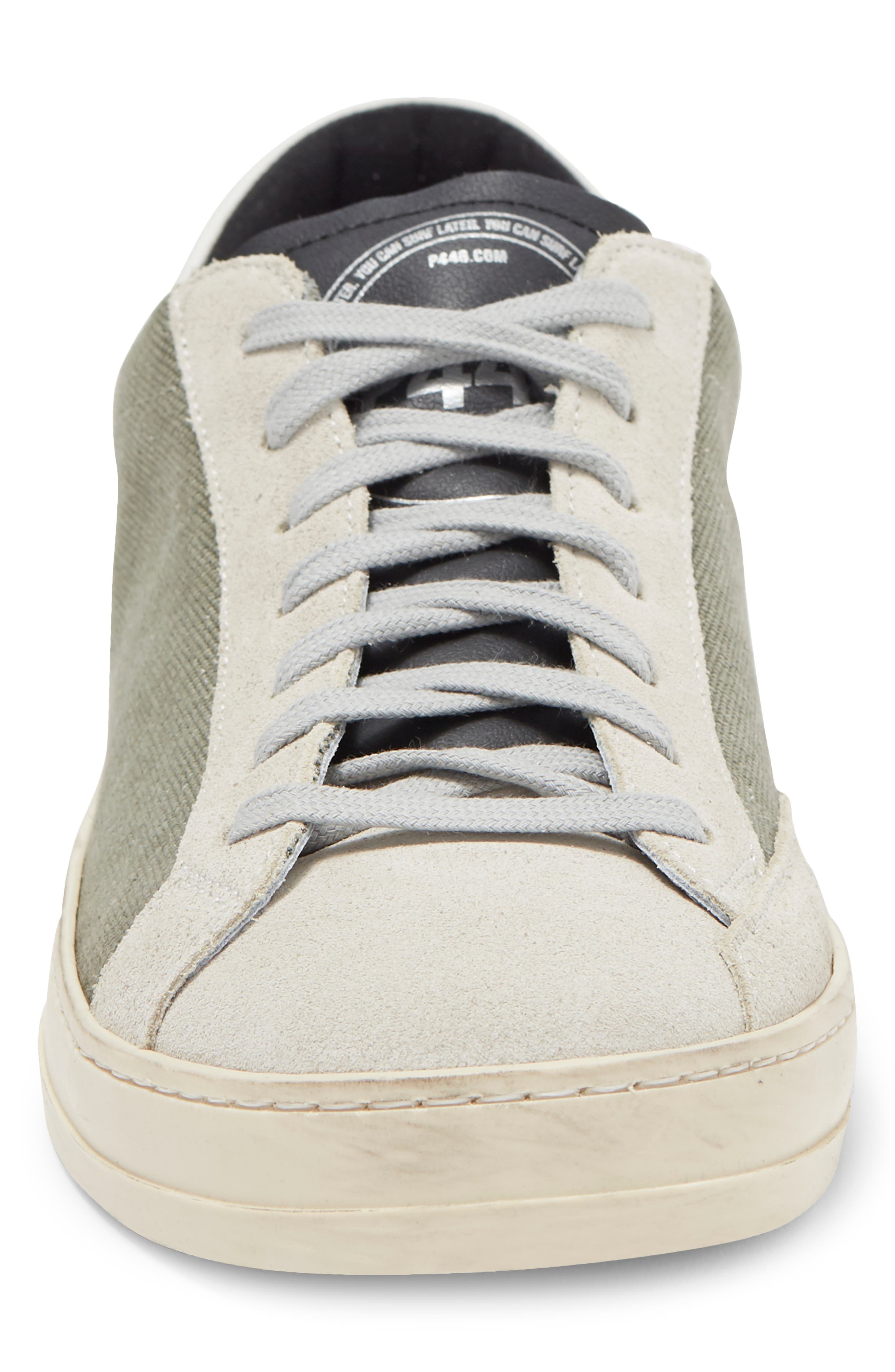 P448 John Leather Low Top Sneaker, Alternate, color, 