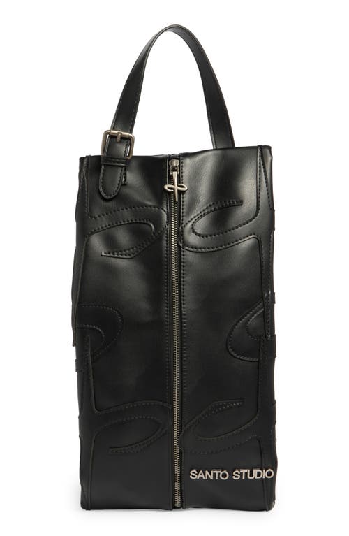 Santo Studio S Patch Shoe Tote In Black